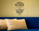 I am Fearless Quotes Wall Art Stickers